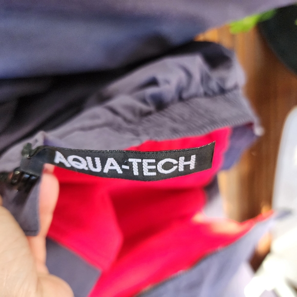 Mens winter coat AQUA TECH size XL fleece-lined soft-shell jacket - Picture 8 of 14